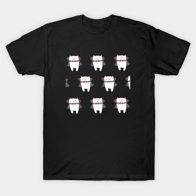 Vampire Cat T-Shirt by RandomAlice